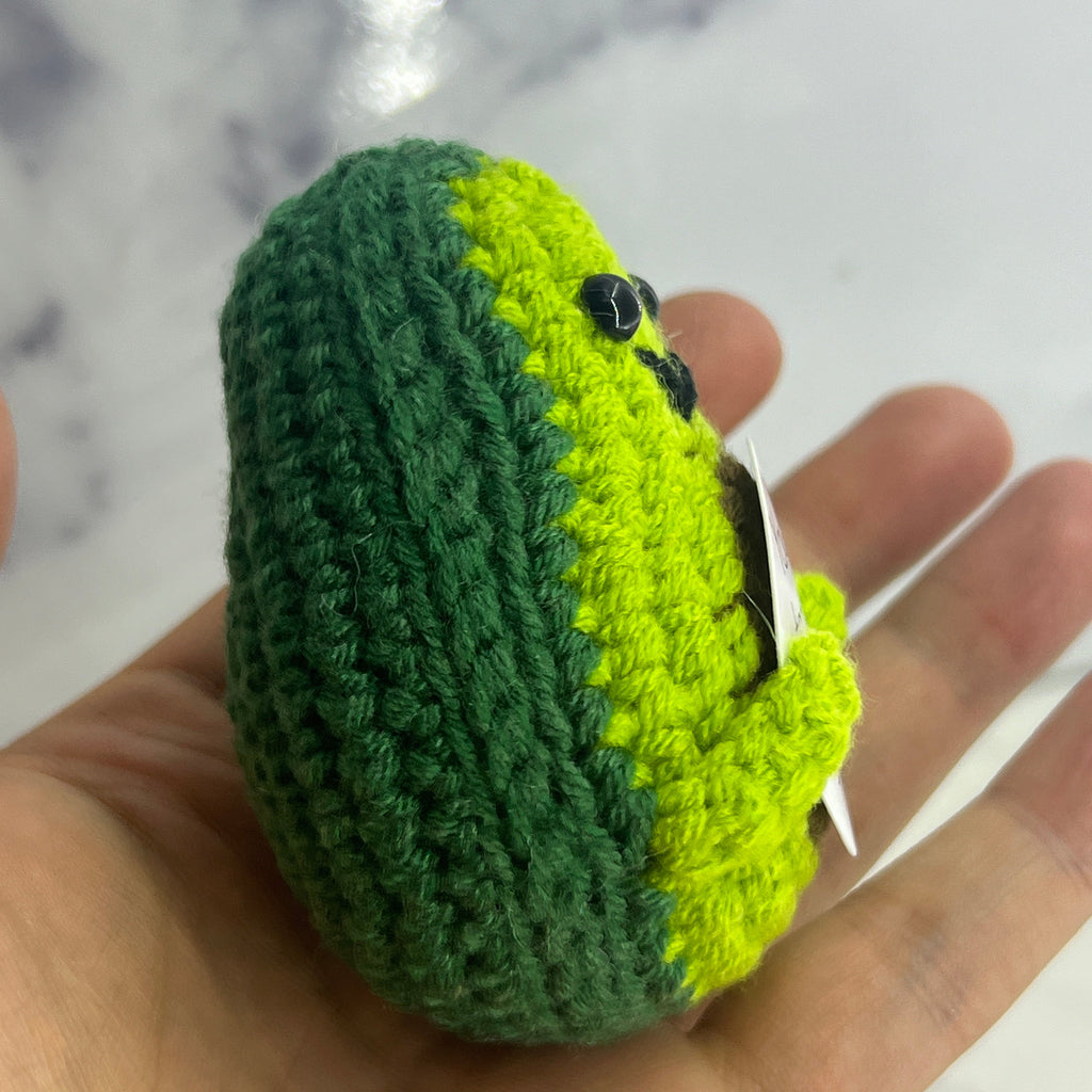 Positive Avocado Crochet Pocket Hug