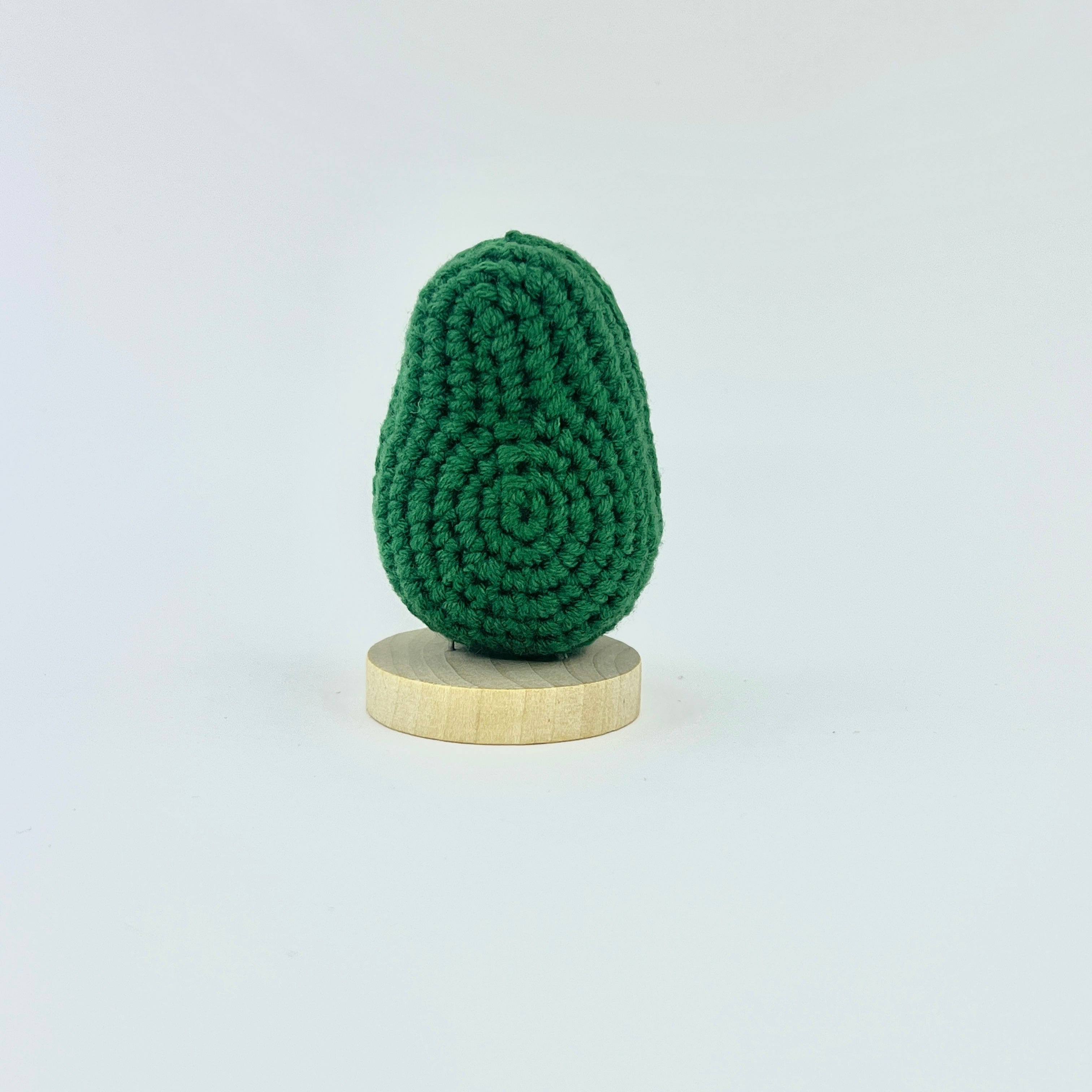 Positive Avocado Crochet Pocket Hug