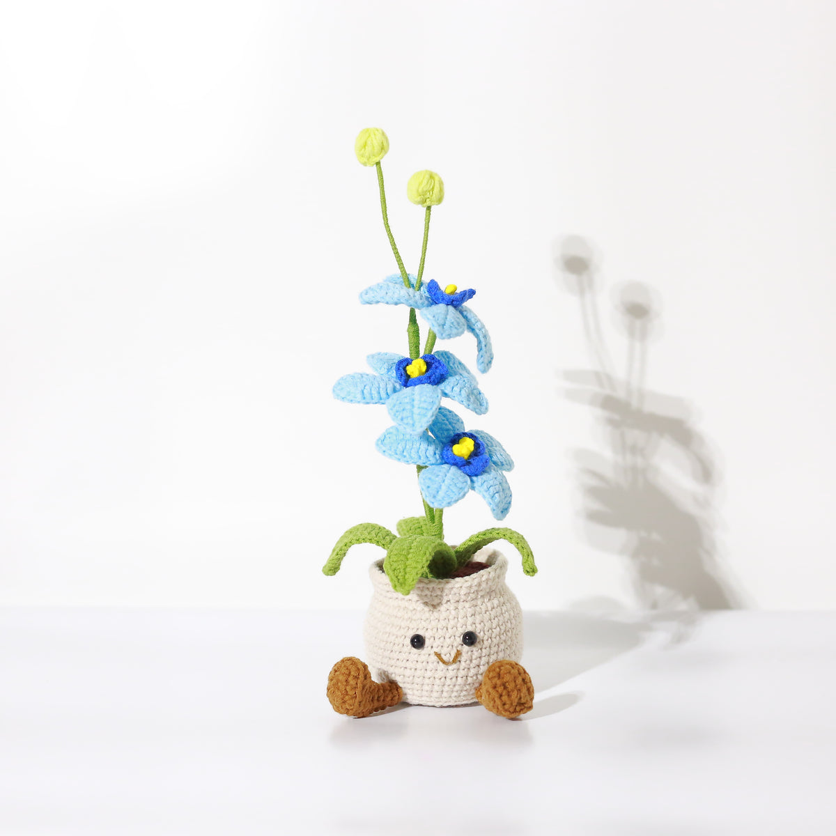 Crochet Orchid Flower Pot – Cute Everlasting Flower