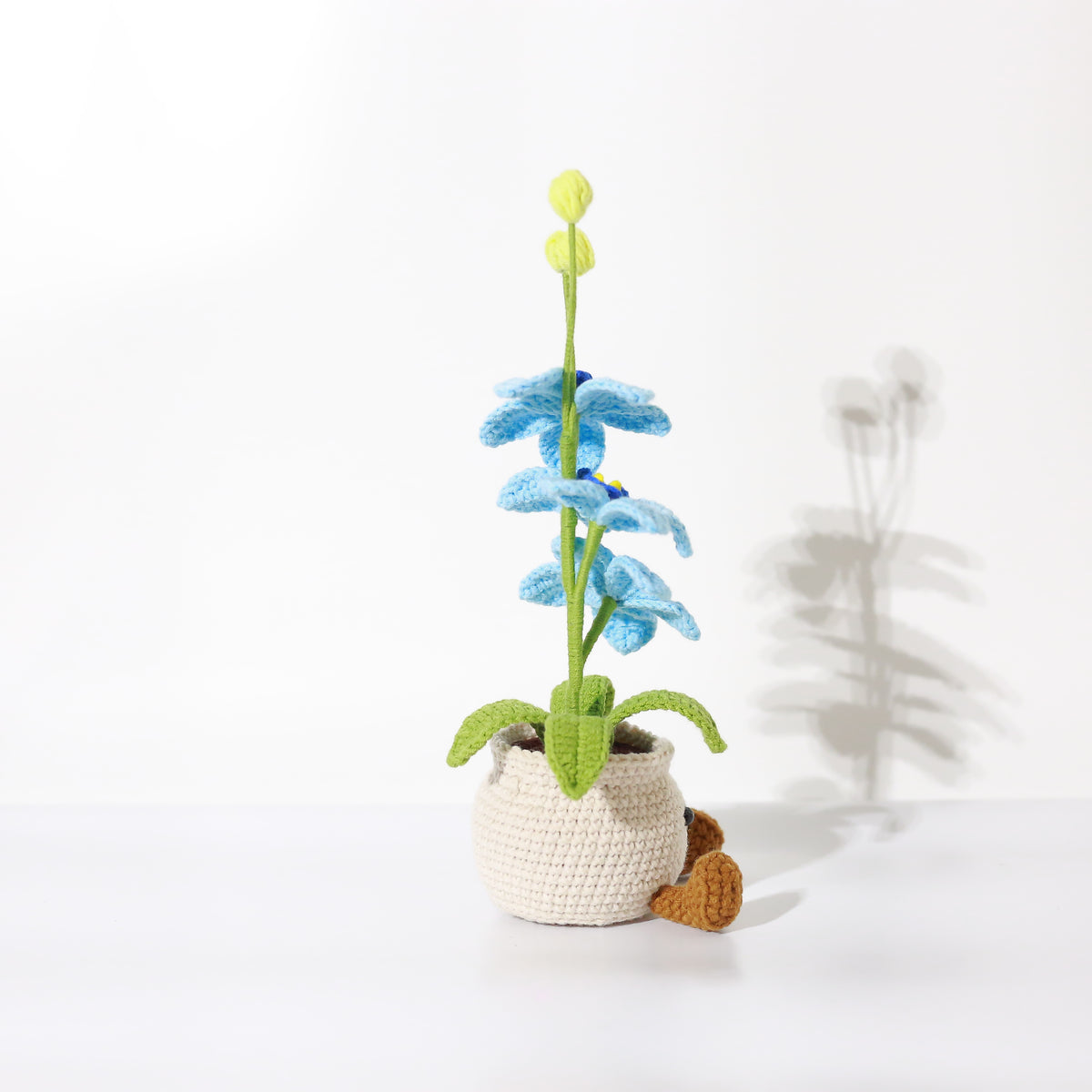 Crochet Orchid Flower Pot – Cute Everlasting Flower