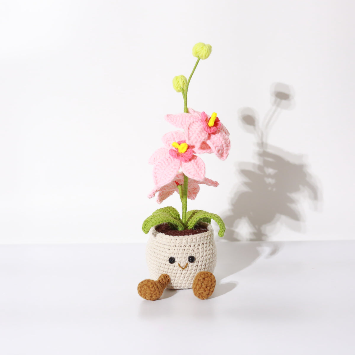 Crochet Orchid Flower Pot – Cute Everlasting Flower
