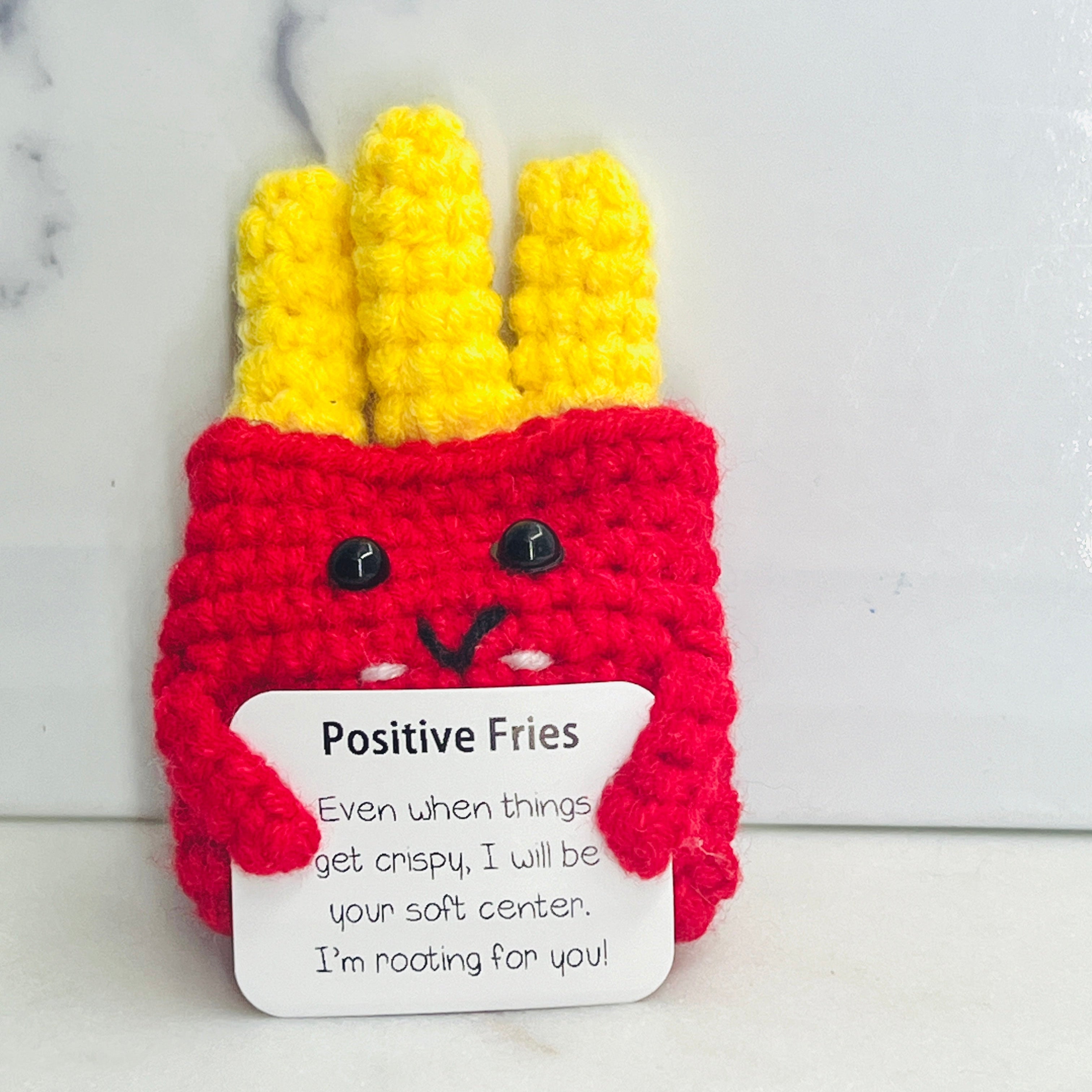 Positive Chips Crochet Pocket Hug