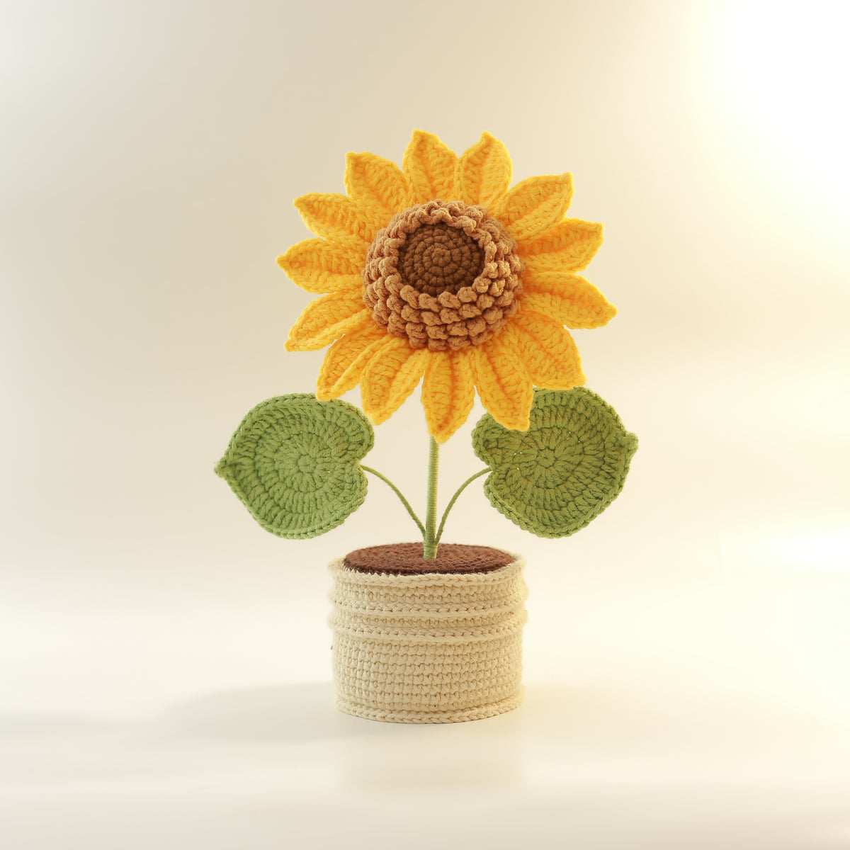 Crochet Sunflower Pot – Everlasting Flower