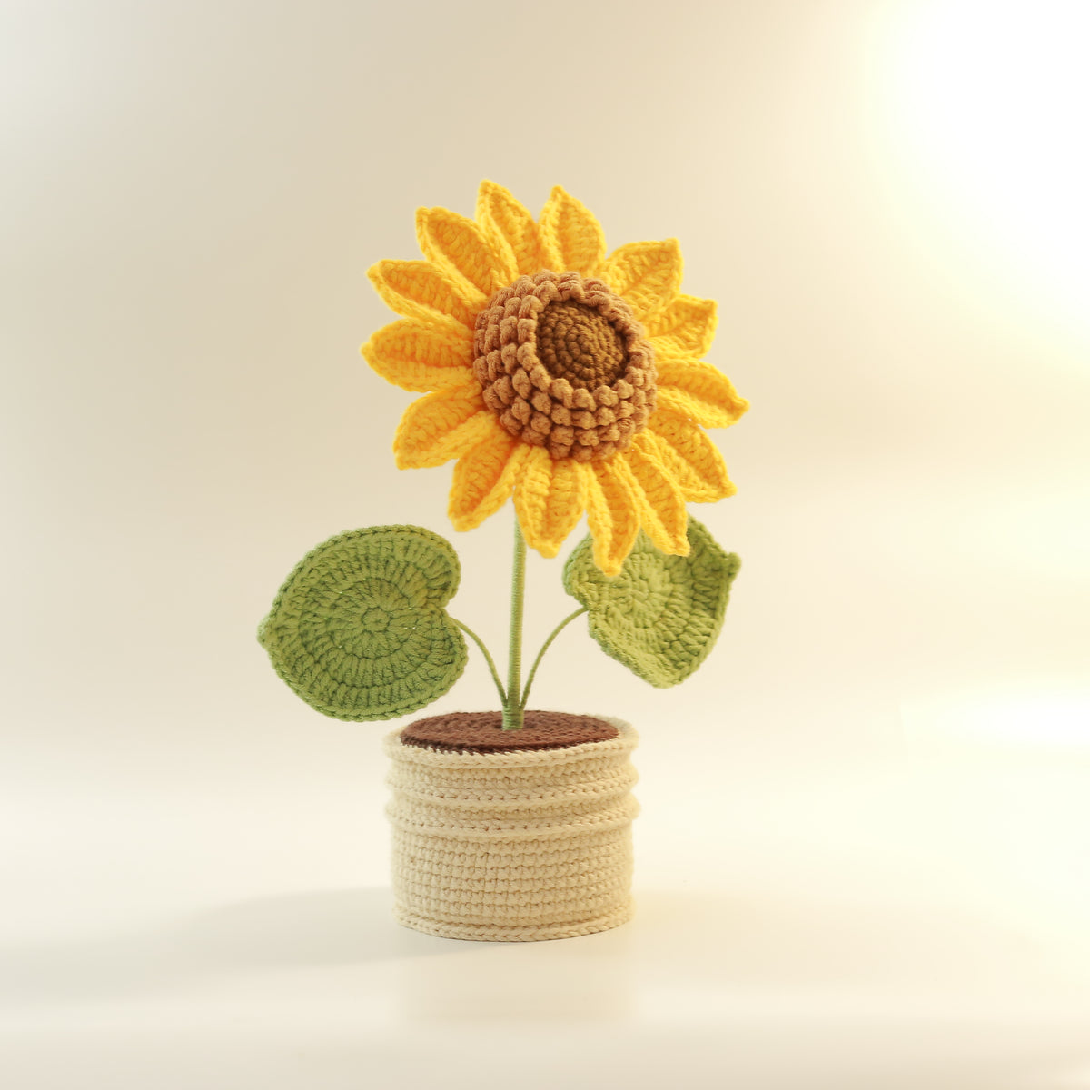 Crochet Sunflower Pot – Everlasting Flower