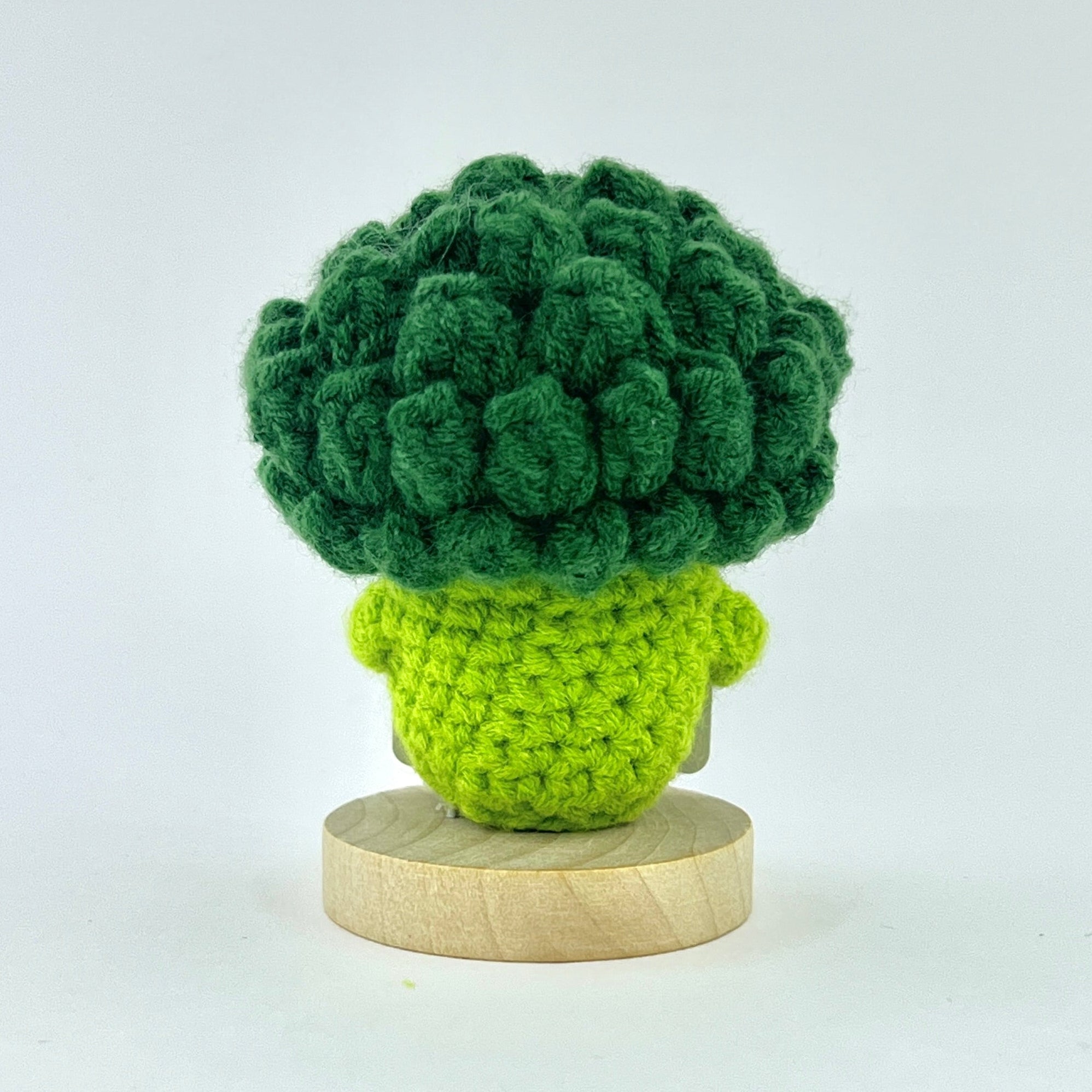 Positive Broccoli Crochet Pocket Hug