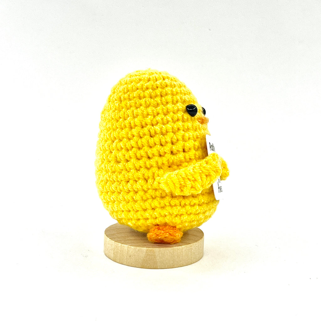 Positive Duck Crochet Pocket Hug