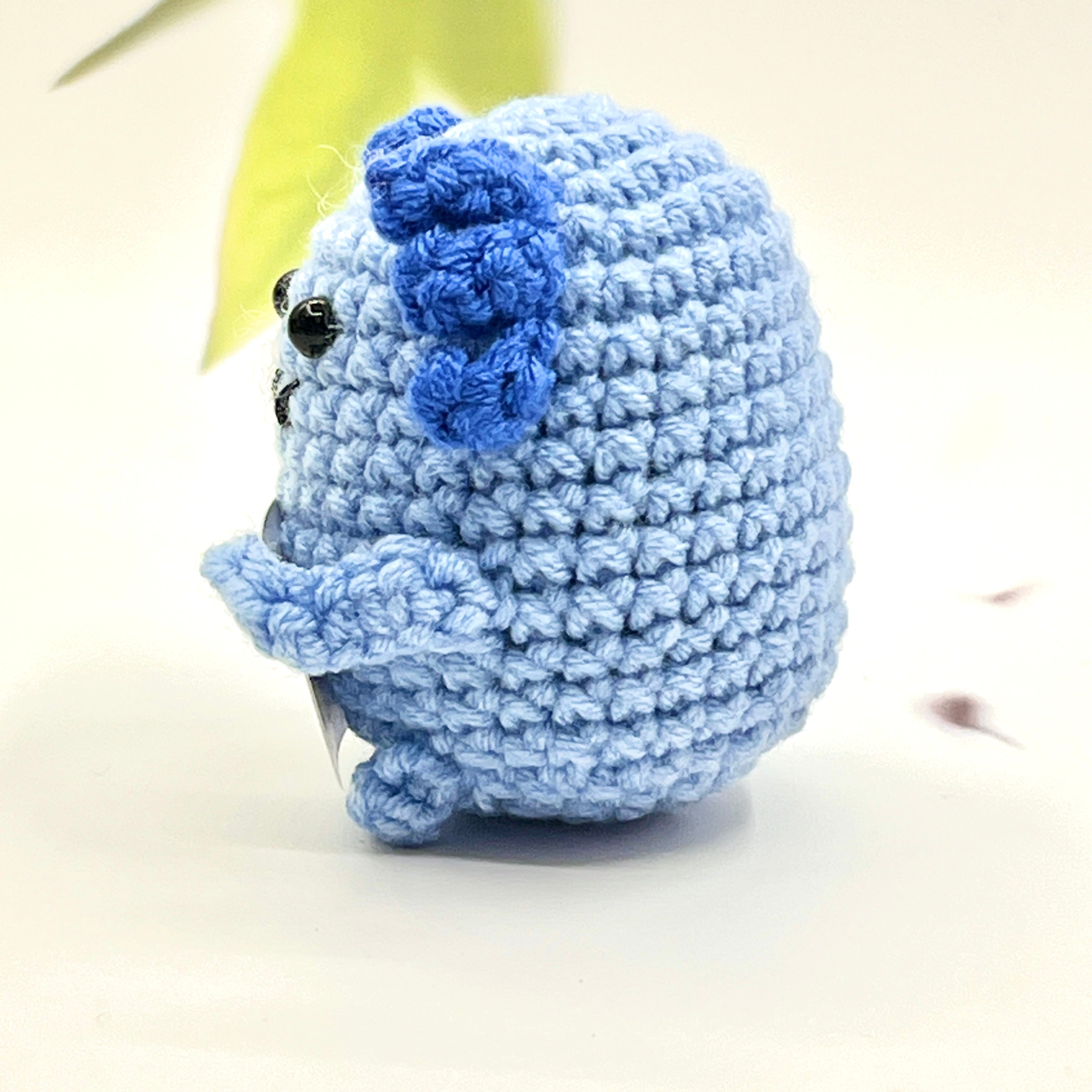 Positive Axolotl Crochet Pocket Hug