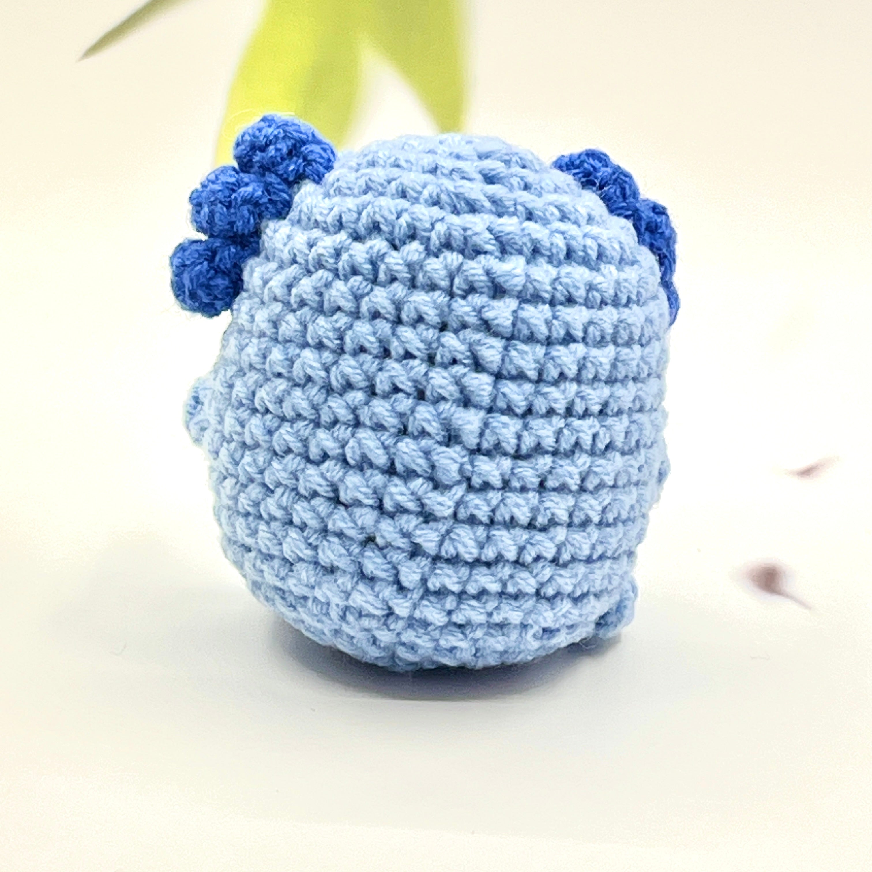 Positive Axolotl Crochet Pocket Hug