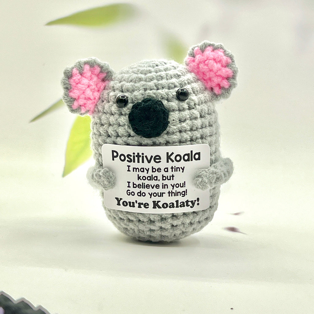 Positive Koala Crochet Pocket Hug