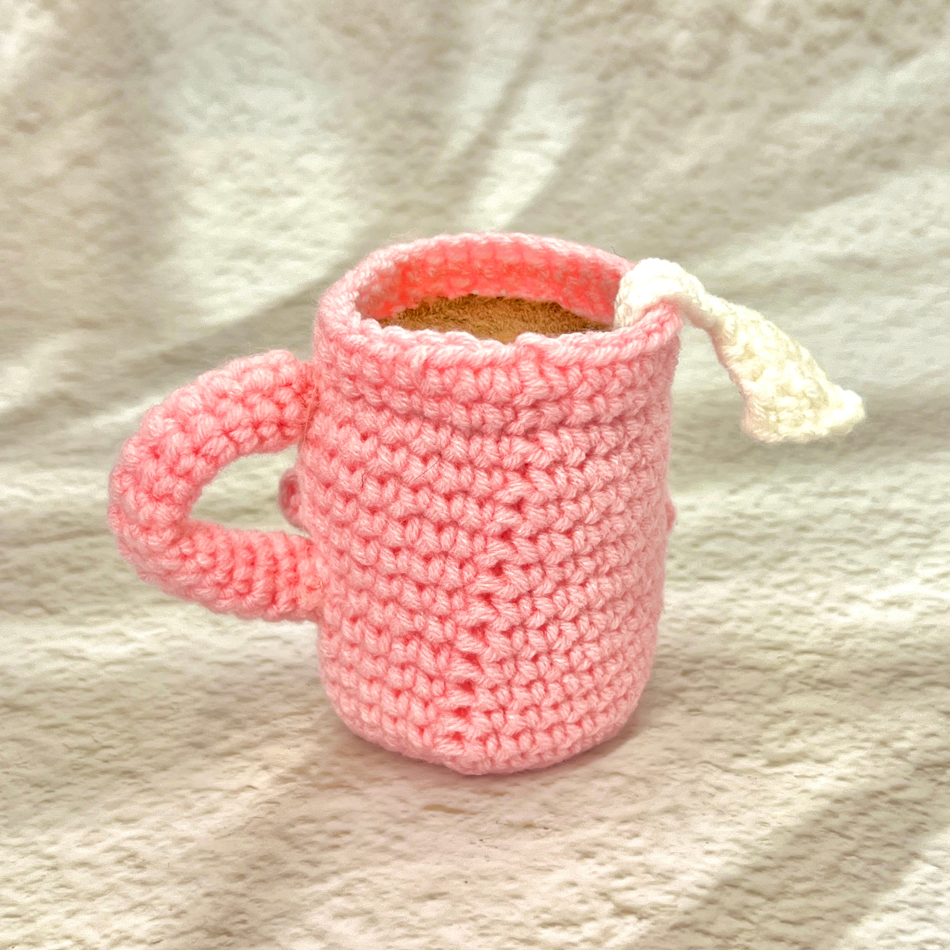 Positive Tea Crochet Pocket Hug