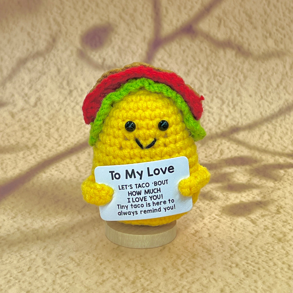 Positive Taco Pocket Hug – A Tiny Taco Full of Love