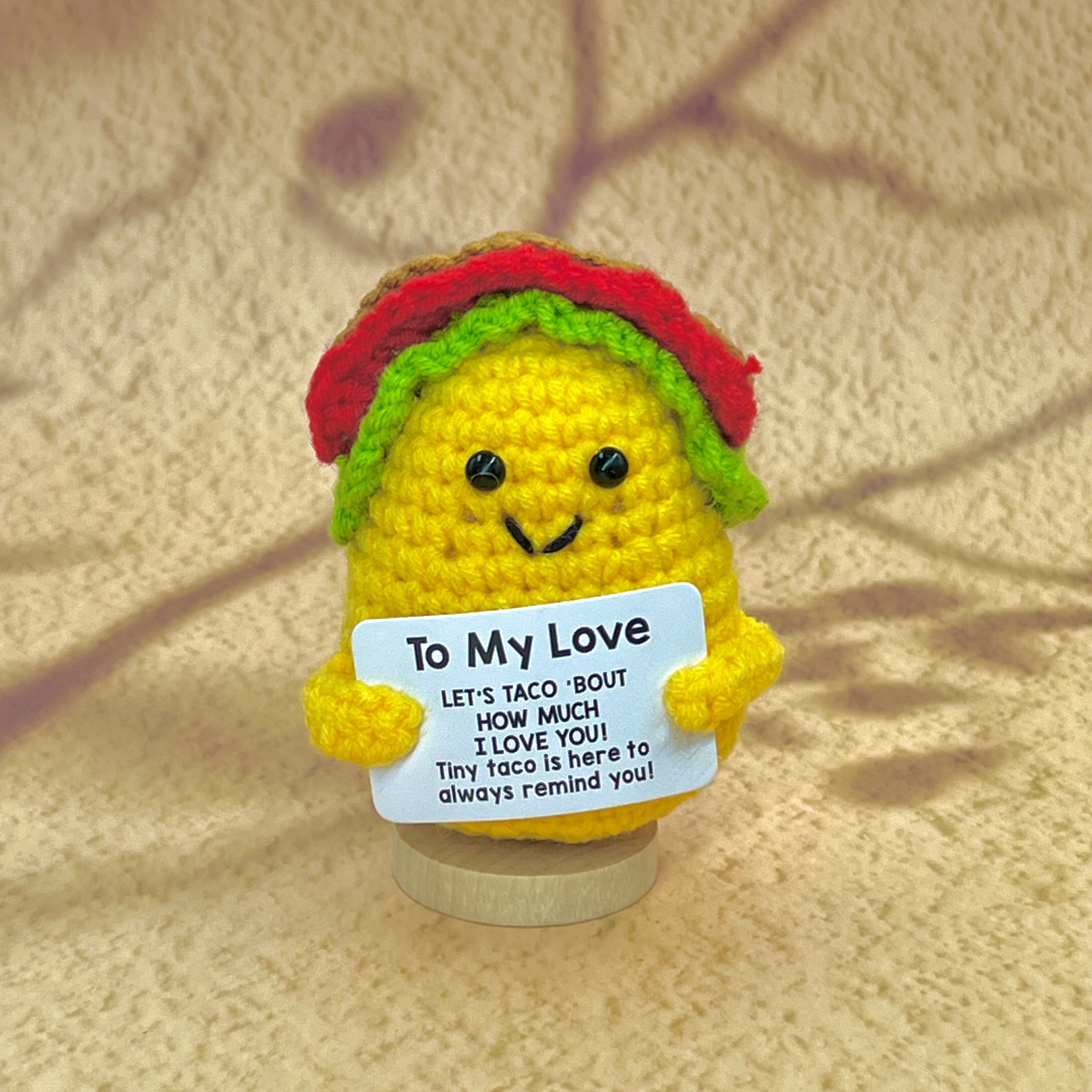 Positive Taco Pocket Hug – A Tiny Taco Full of Love