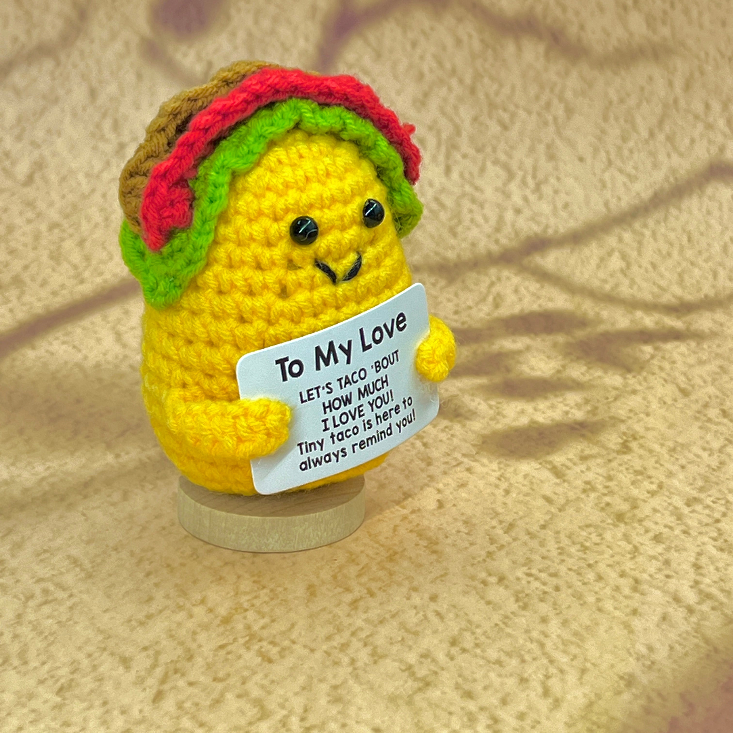 Positive Taco Pocket Hug – A Tiny Taco Full of Love