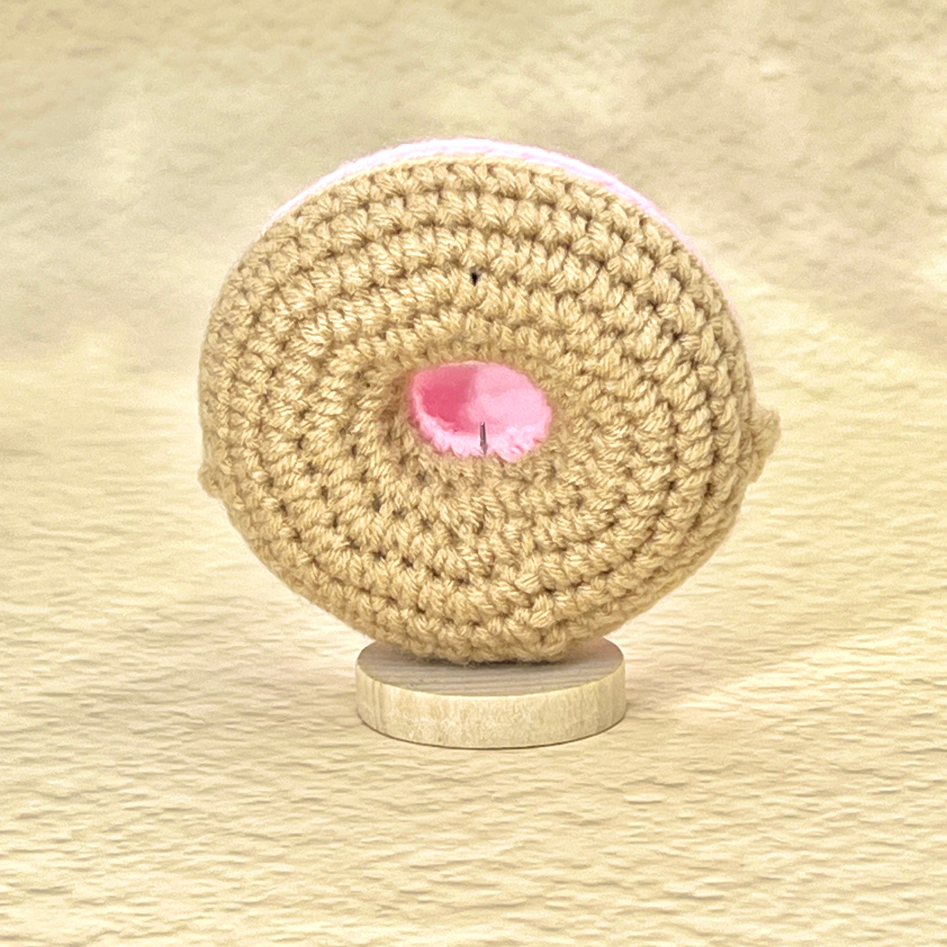 Positive Donut – Crochet Pocket Hug