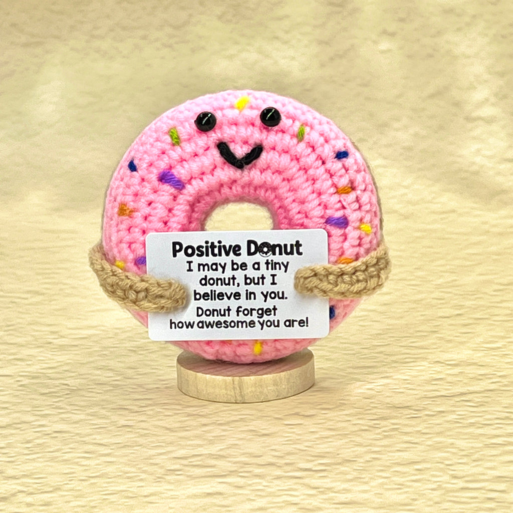 Positive Donut – Crochet Pocket Hug