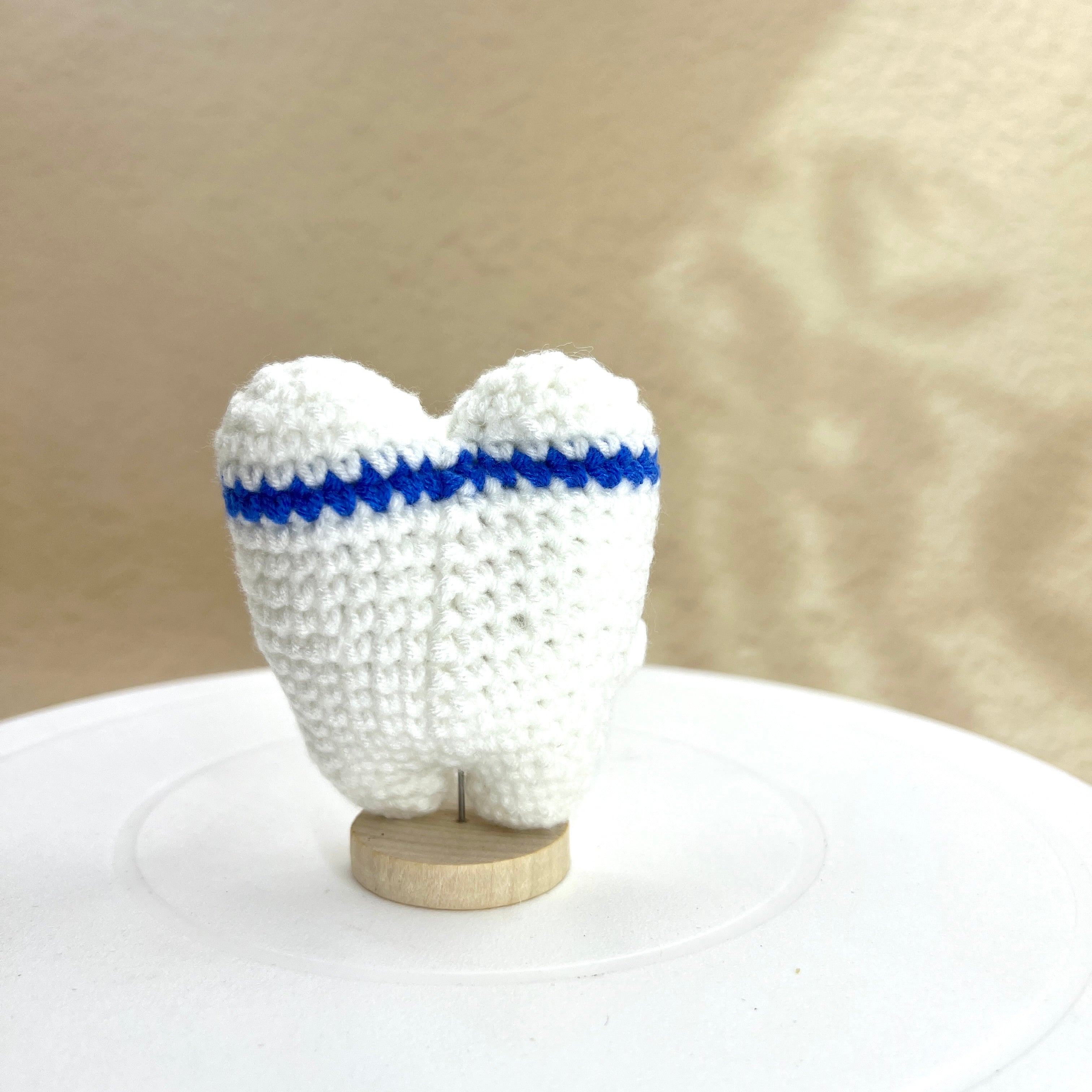 Positive Tooth – Crochet Pocket Hug
