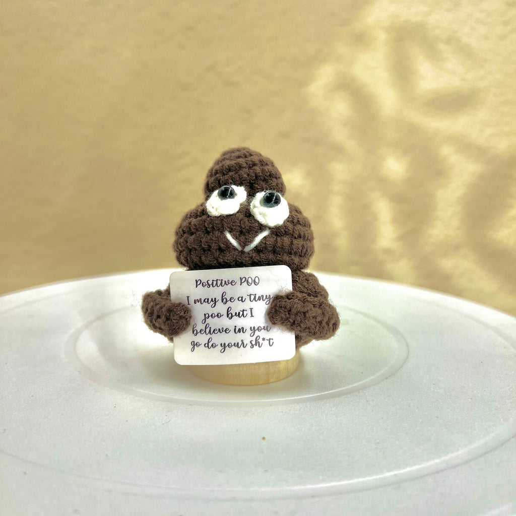 Positive Poo – Crochet Pocket Hug