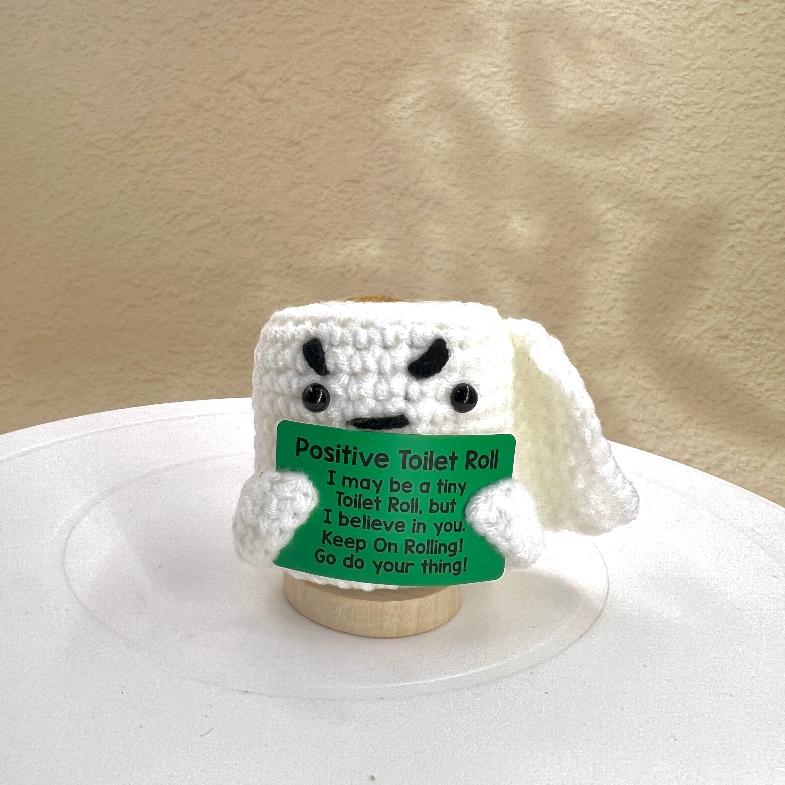 Positive Toilet Roll – Crochet Pocket Hug