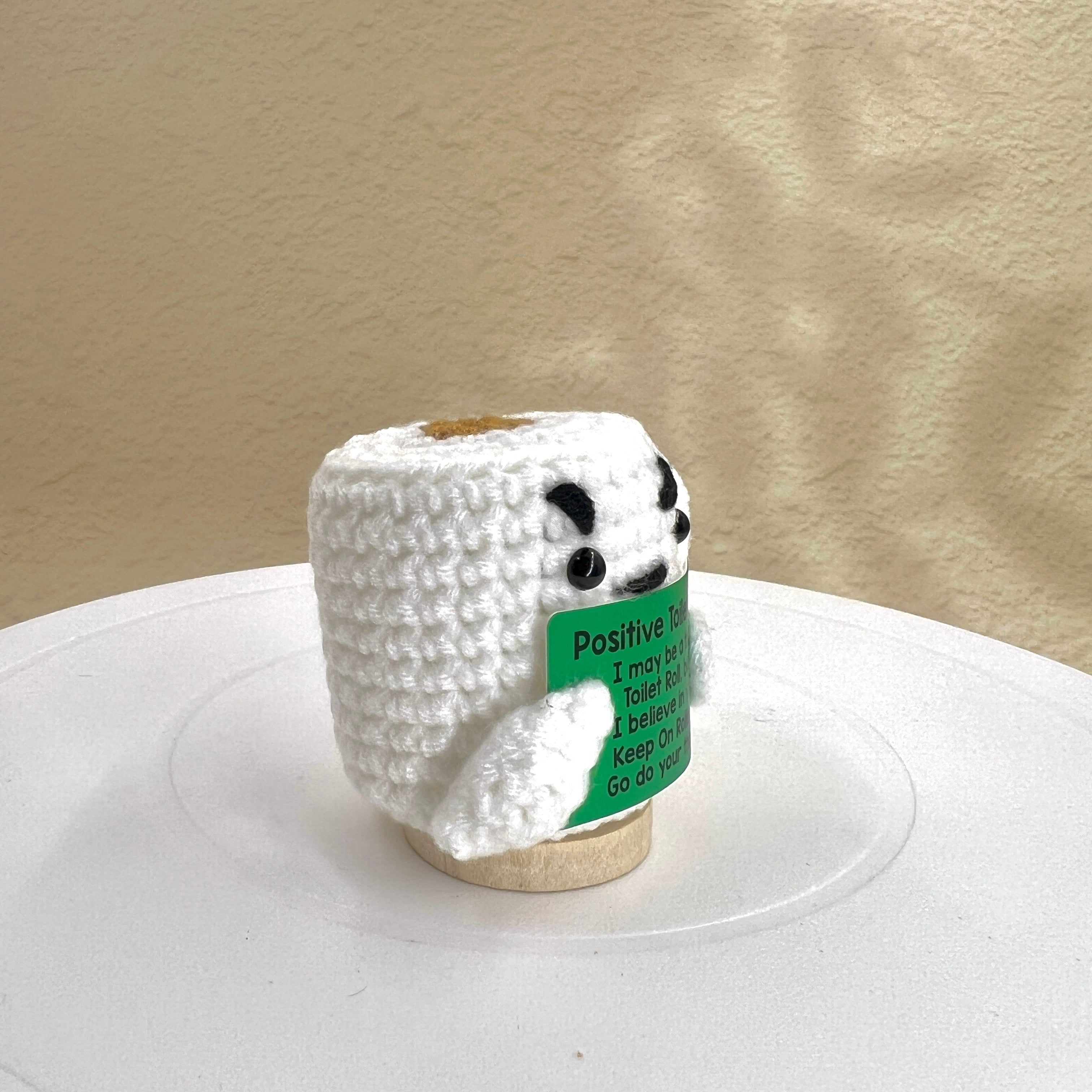 Positive Toilet Roll – Crochet Pocket Hug
