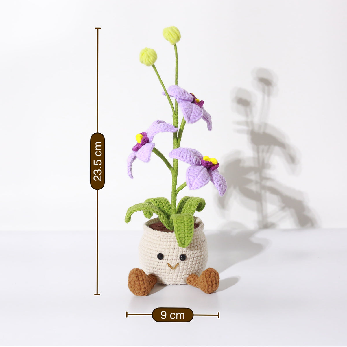 Crochet Orchid Flower Pot – Cute Everlasting Flower