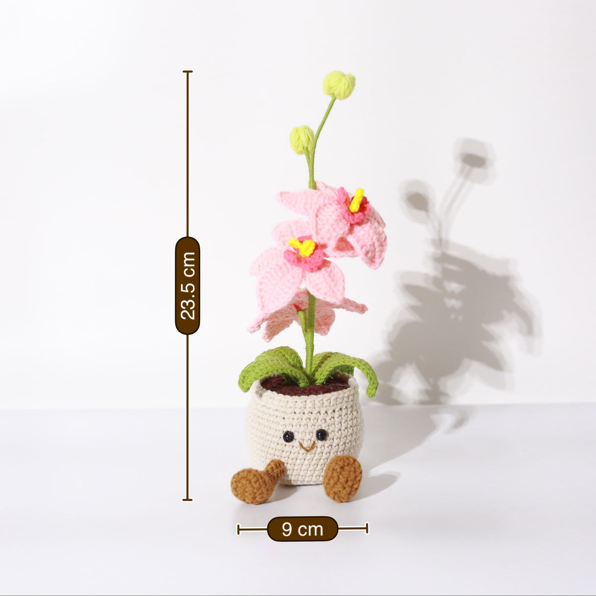Crochet Orchid Flower Pot – Cute Everlasting Flower